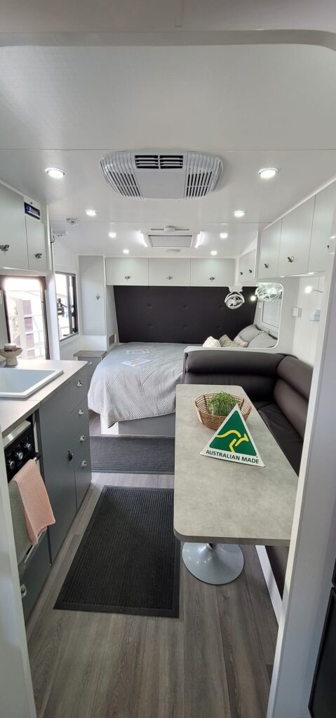 Touring couple caravan Great Escape Caravan Melbourne