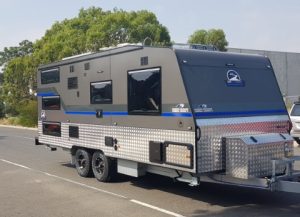 Australian made great escape family caravan